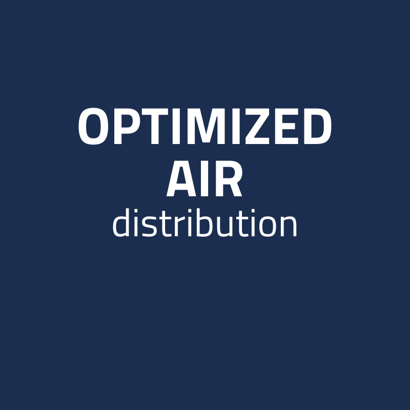 Optimized air distribution