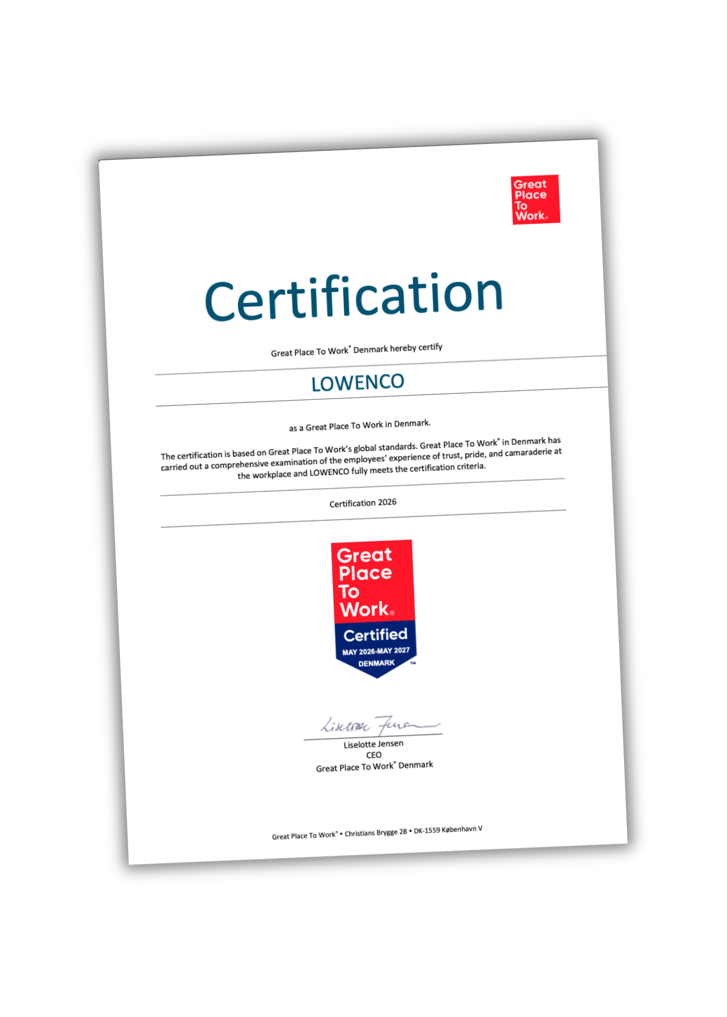 _Great place to work 2026 - certificat (1)